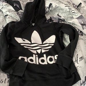 selling an adidas sweater with a hood